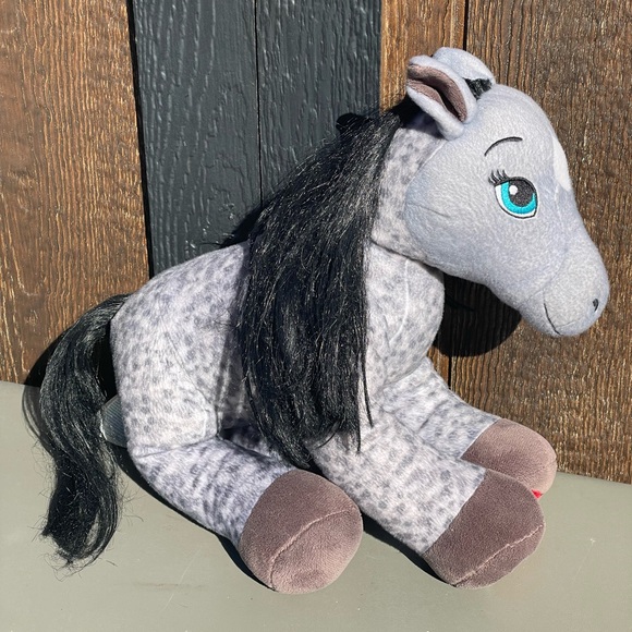 Build-A-Bear•Horse & Hearts Club Grey Speckled Appaloosa Pony Stuffed Plush - Picture 2 of 6